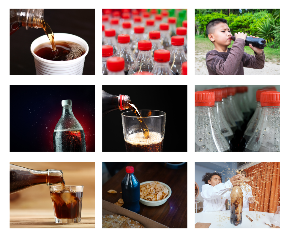 Cola in der 1 Liter Flasche ist eines der beliebtesten Getränkegebinde